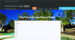 Desktop Screenshot of christinathomas.com